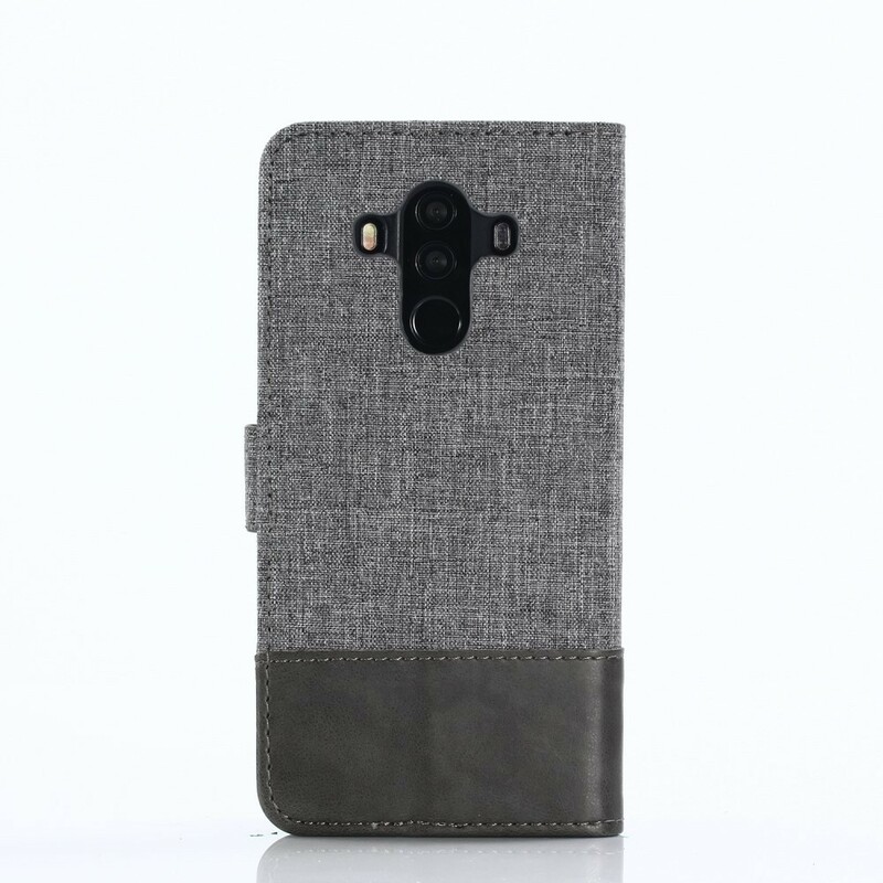 Housse Huawei Mate 10 Pro Muxma Tissu et Effet Cuir Housse Huawei Mate 10 Pro Muxma Tissu et Effet Cuir