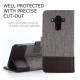 Housse Huawei Mate 10 Pro Muxma Tissu et Effet Cuir Housse Huawei Mate 10 Pro Muxma Tissu et Effet Cuir