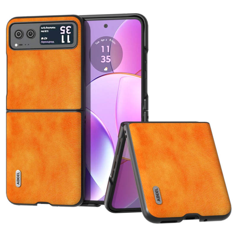 Coque Motorola Razr 40 Effet Cuir ABEEL