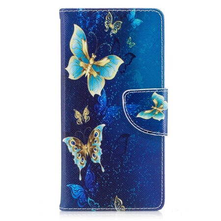 Housse Sony Xperia XA1 Papillons Dans La Nuit