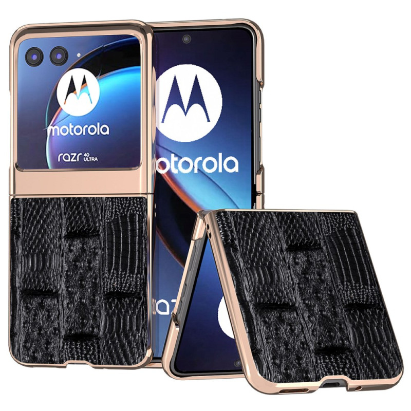 Coque Motorola Razr 40 Ultra Texture de Mahjong et Nano