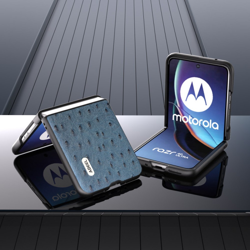 Coque Motorola Razr 40 Ultra Texture Autruche Abeel Ma Coque
