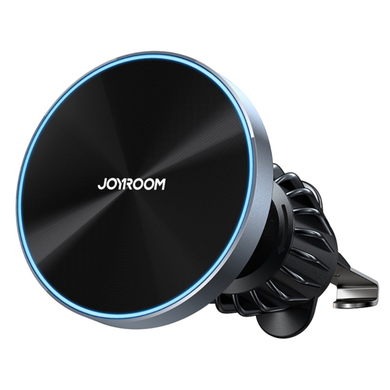 Support de Voiture à Ventilation Chargeur sans Fil Magnétique avec Lumière  Ambiante JOYROOM - Ma Coque