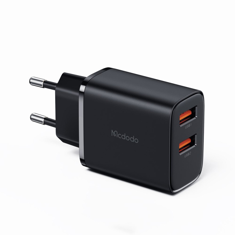 Chargeur Mural 12W avec 2 ports USB-A 2.4A Beryllium MCDODO