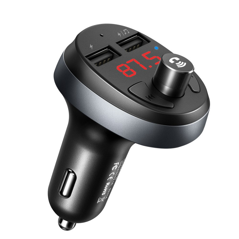 Transmetteur FM Bluetooth avec Chargeur de Voiture et Lecteur de Musique  MCDODO - Ma Coque