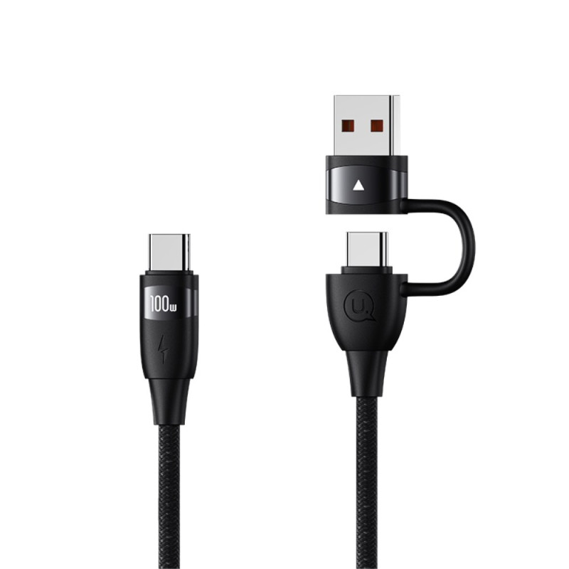 Câble de Charge Rapide et Cordon de Données USB-A / Type-C à Type-C USAMS
