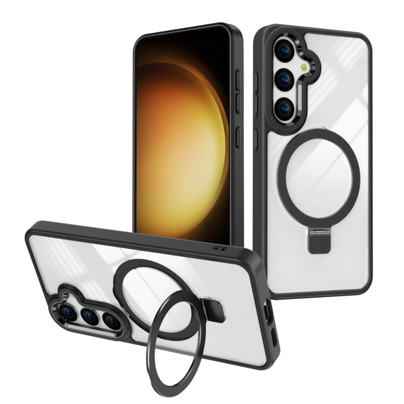 Coque Samsung Galaxy S24 Plus 5G transparente Compatible MagSafe avec Support