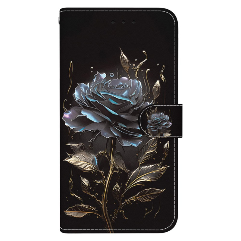 Housse Samsung Galaxy S24 Ultra 5G Rose Noire à Lanière