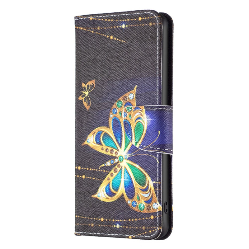 Housse Samsung Galaxy S24 Ultra 5G Papillon Bijoux