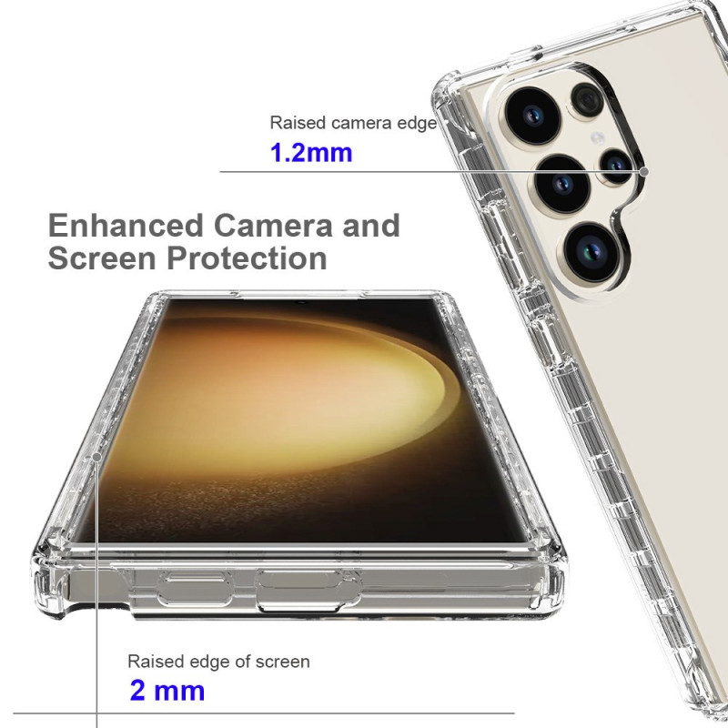 Coque Samsung Galaxy S24 Ultra 5G 3-en-1 avec Film de Protection Écran