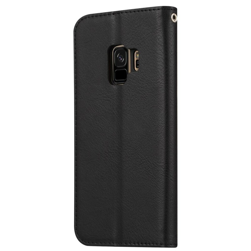 Flip Cover Samsung Galaxy S9 Simili Cuir Porte-Cartes