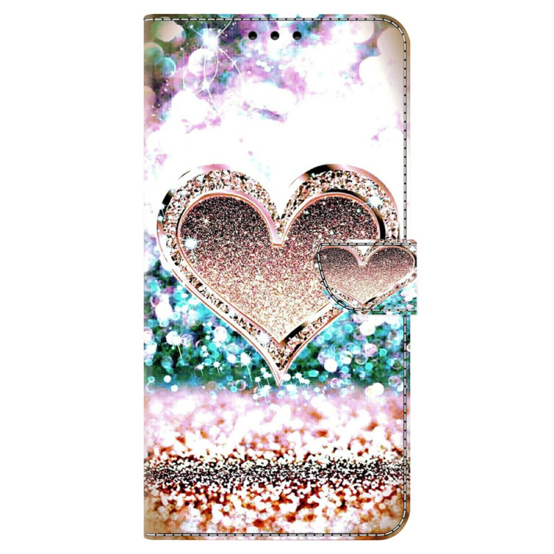 Housse Samsung Galaxy A05s Coeur de Diamant Rose