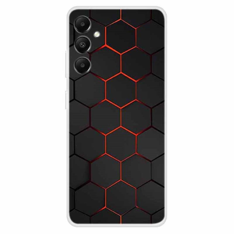 Coque Samsung Galaxy A05s Motif Géométrique Rouge