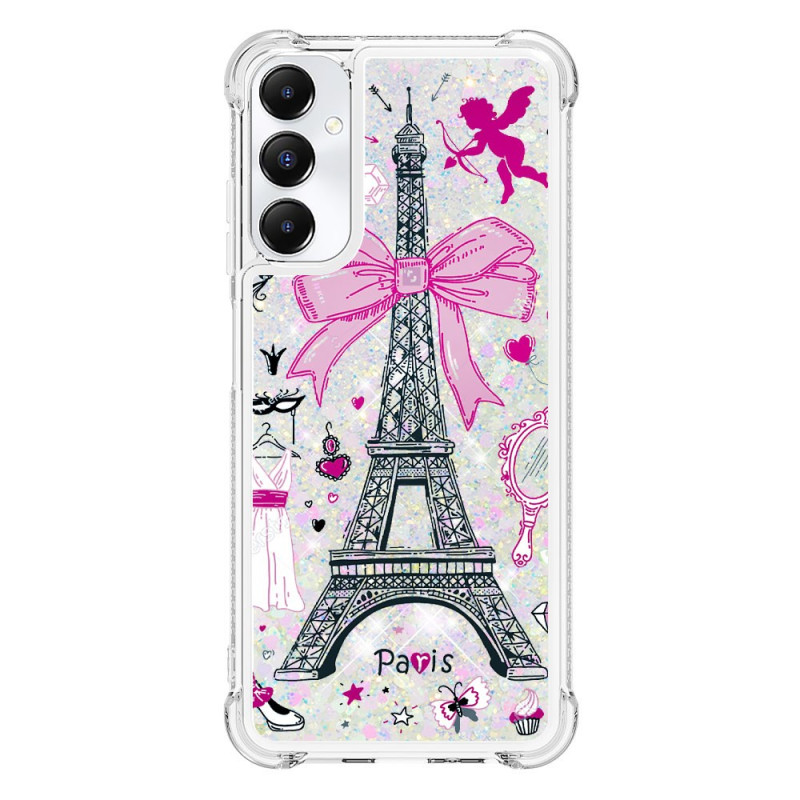 Coque Samsung Galaxy A05s Paillettes Tour Eiffel