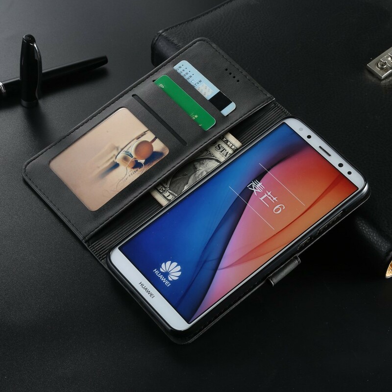 Housse Huawei Mate 10 Lite LC.IMEEKE Effet Cuir Housse Huawei Mate 10 Lite LC.IMEEKE Effet Cuir