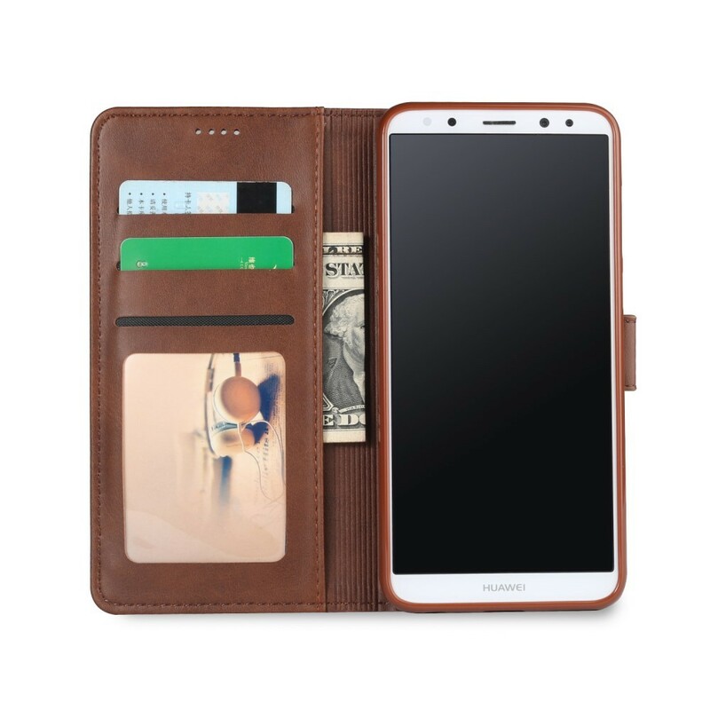 Housse Huawei Mate 10 Lite LC.IMEEKE Effet Cuir
