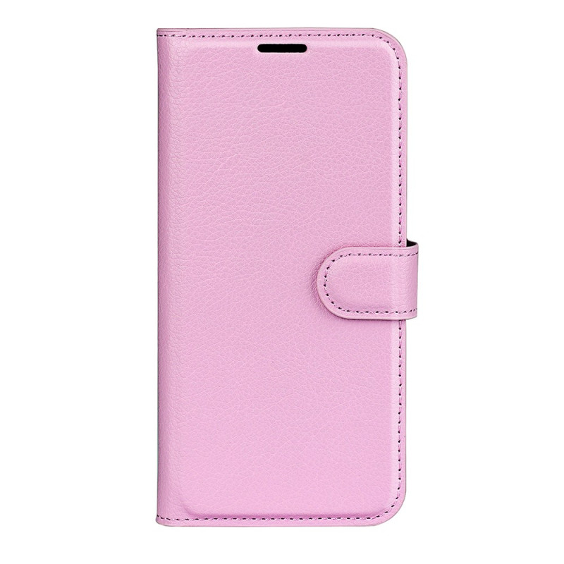 Housse Samsung Galaxy A05s Simili Cuir Litchi Classique