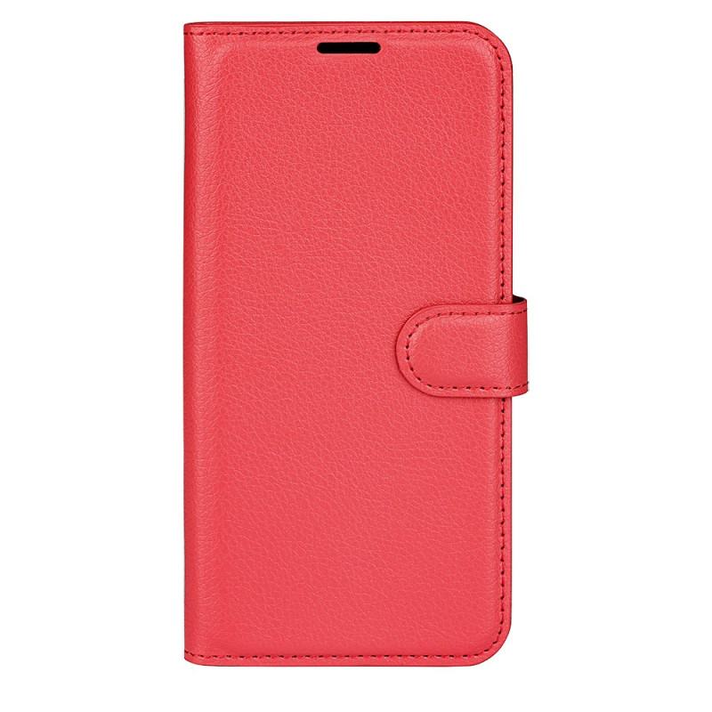 Housse Samsung Galaxy A05s Simili Cuir Litchi Classique