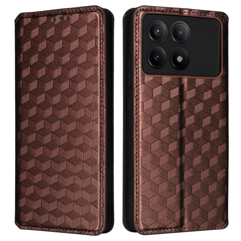 Flip Cover Poco X6 Pro 5G losanges 3D