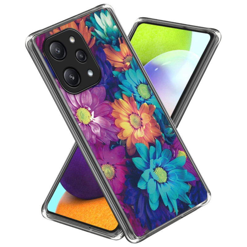 Coque Xiaomi Redmi 12 5G / Poco M6 Pro 5G Chrysanthèmes