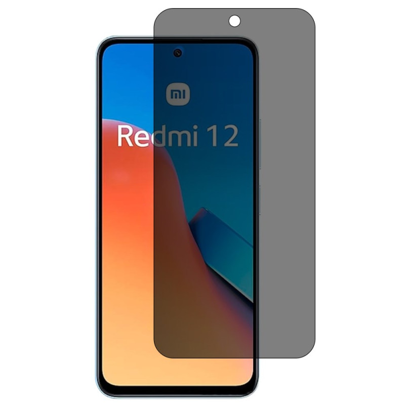 Protection en Verre Trempé Anti-Espion pour Écran Xiaomi Redmi 12 4G / 12  5G / Poco M6 Pro 5G - Ma Coque