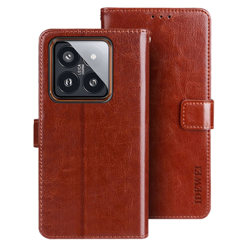 Housse Xiaomi 14 Simili Cuir Rétro IDEWEI
