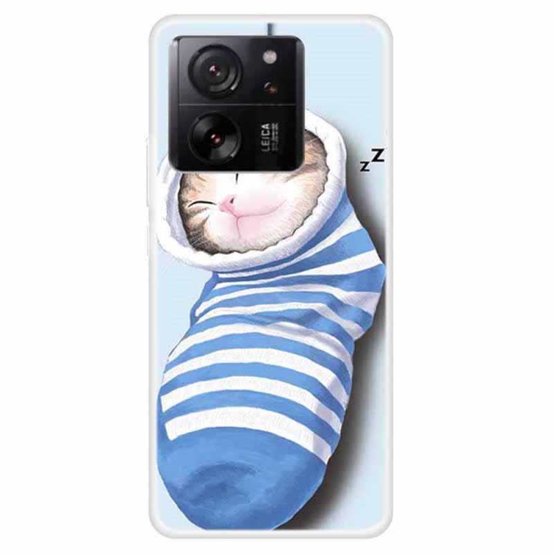 Coque Xiaomi 13T / 13T Pro Chaussettes et Chat