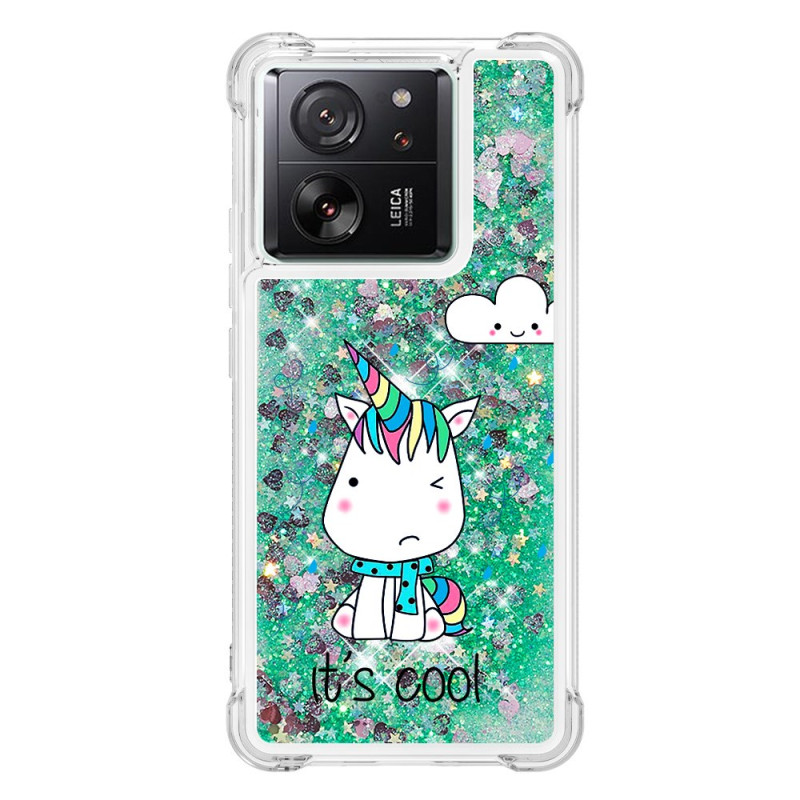 Coque Xiaomi 13T / 13T Pro Paillettes Licorne