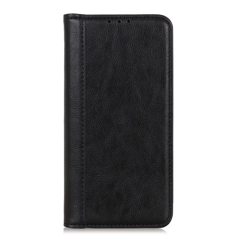 Flip Cover Honor Magic 6 Lite Cuir Fendu Texture Litchi