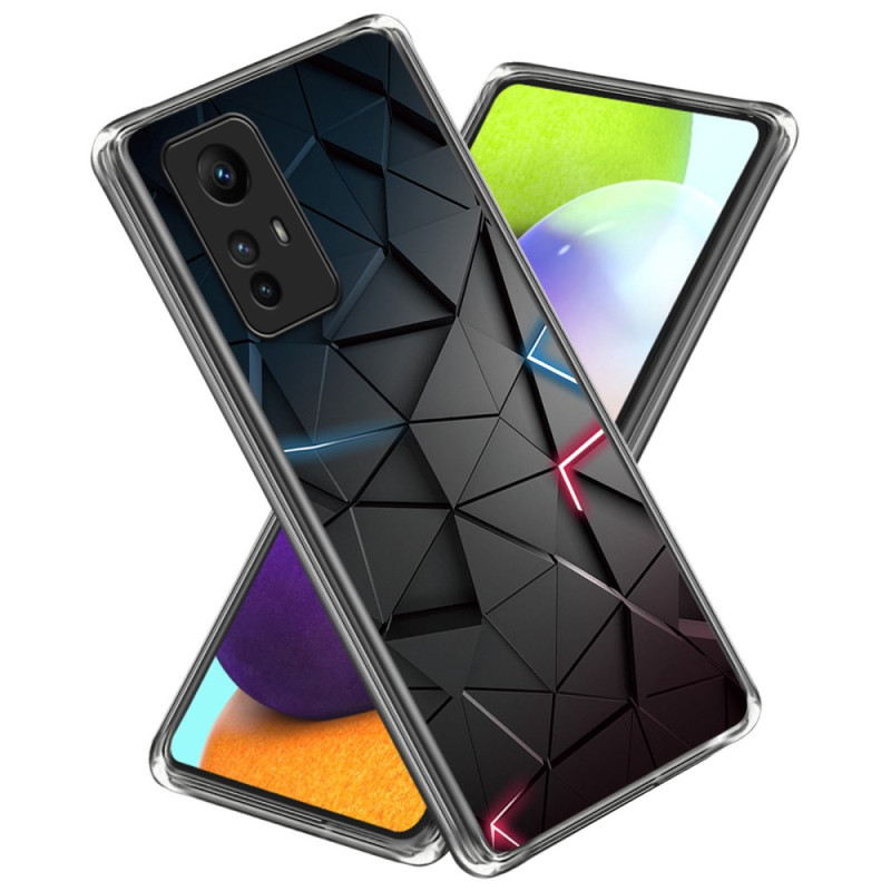 Coque Xiaomi Redmi Note 12S Triangles Noirs