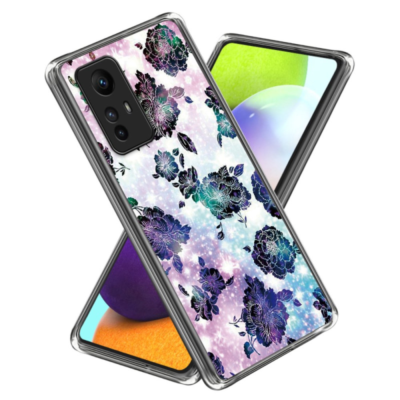 Coque Xiaomi Redmi Note 12S Fleurs Pourpres