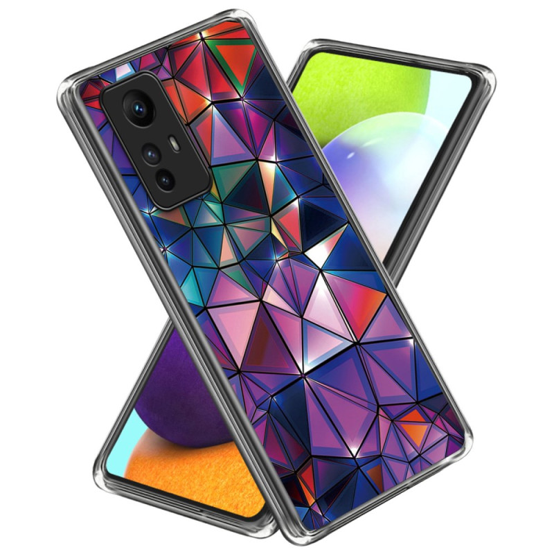 Coque Xiaomi Redmi Note 12S Triangles Colorés