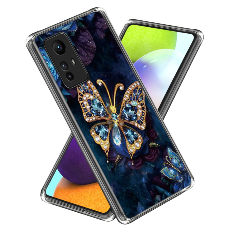 Coque Xiaomi Redmi Note 12S Papillon Bijoux