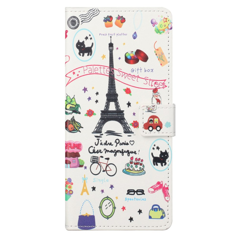 Housse Xiaomi Redmi Note 12S I Love Paris