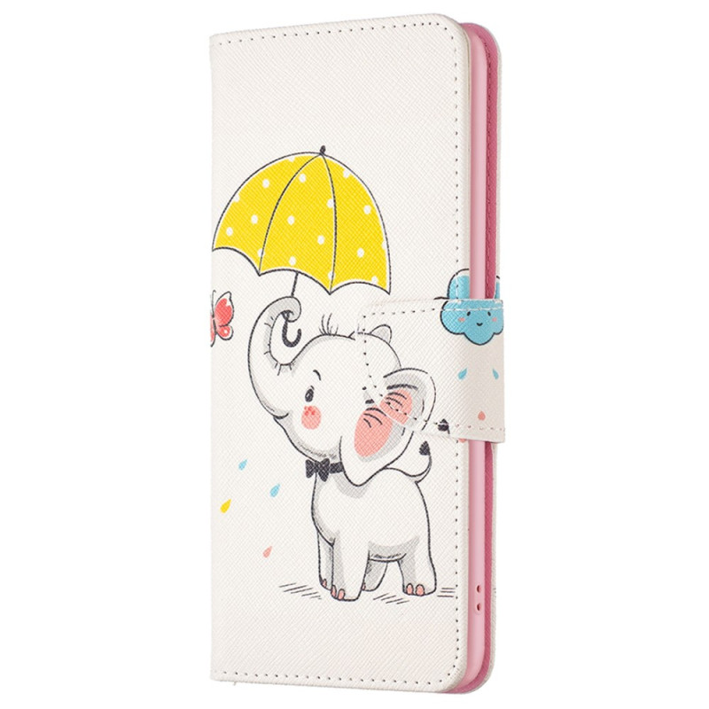 Housse Xiaomi Redmi Note 12S Parapluie et Éléphant