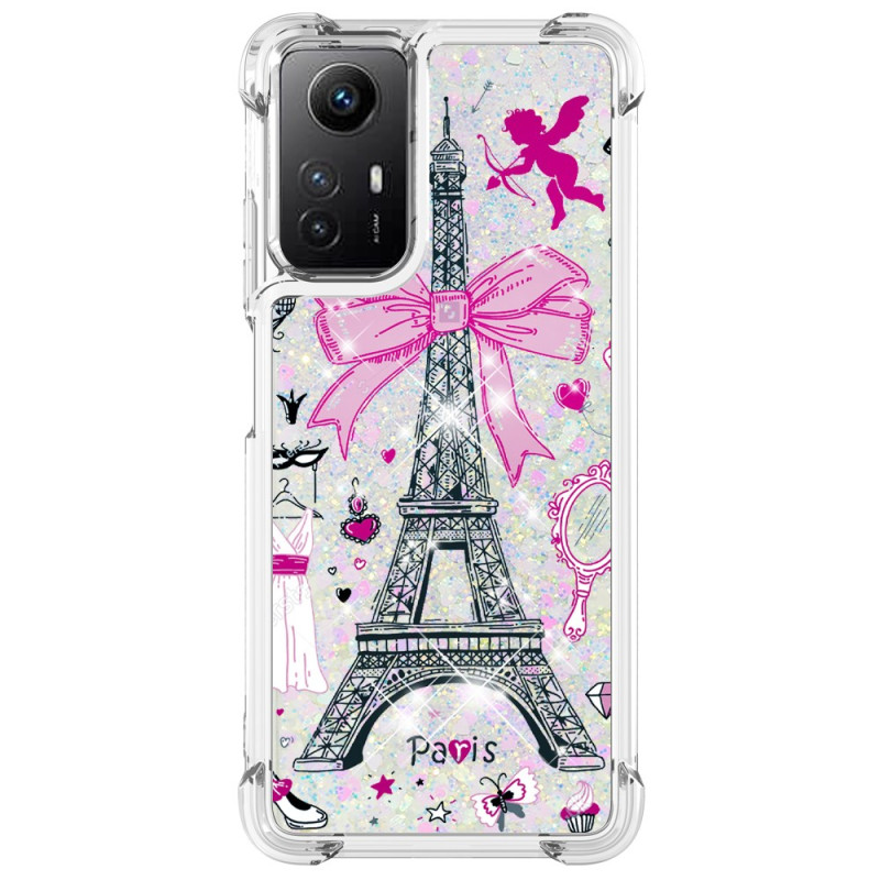 Coque Xiaomi Redmi Note 12S / Redmi Note 11S / Note 11 Paillettes Tour Eiffel