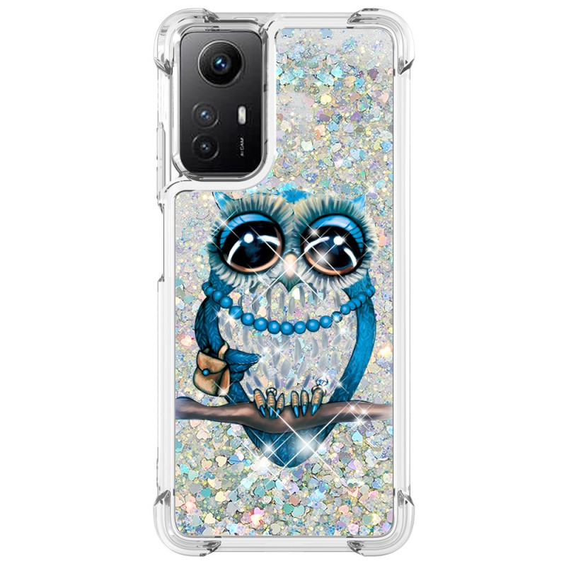 Coque Xiaomi Redmi Note 12S / Redmi Note 11S / Note 11 Paillettes Miss Hibou