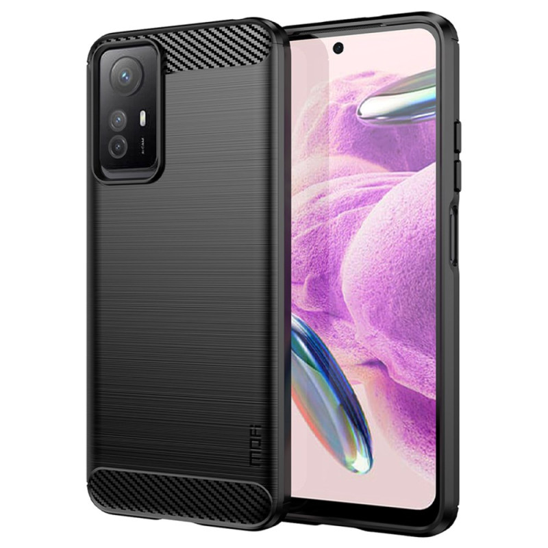 Coque Xiaomi Redmi Note 12S Fibre Carbone Brossée MOFI