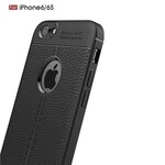 Coque iPhone 6/6S Effet Cuir Litchi Double Line