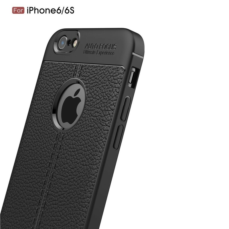 Coque iPhone 6/6S Effet Cuir Litchi Double Line Coque iPhone 6/6S Effet Cuir Litchi Double Line