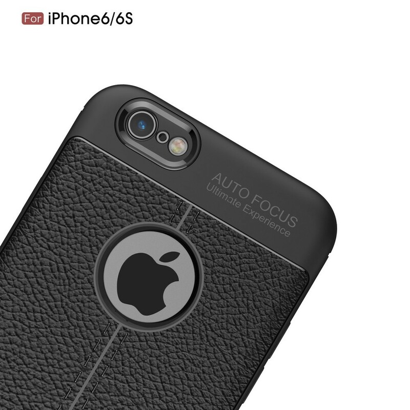 Coque iPhone 6/6S Effet Cuir Litchi Double Line Coque iPhone 6/6S Effet Cuir Litchi Double Line