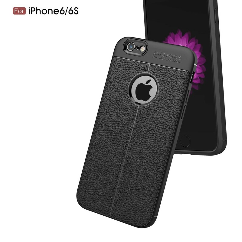 Coque iPhone 6/6S Effet Cuir Litchi Double Line Coque iPhone 6/6S Effet Cuir Litchi Double Line