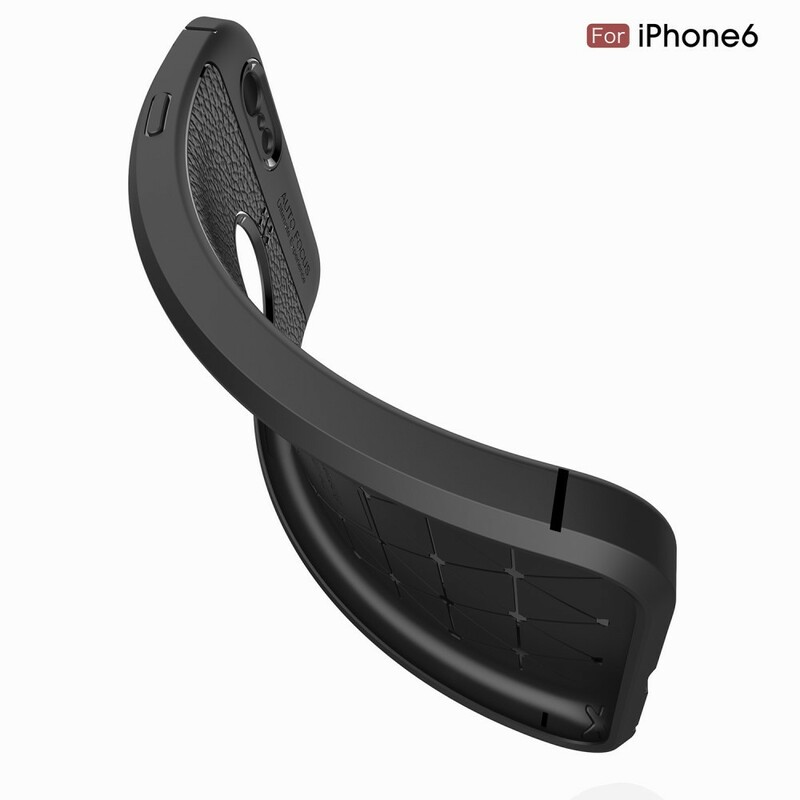 Coque iPhone 6/6S Effet Cuir Litchi Double Line Coque iPhone 6/6S Effet Cuir Litchi Double Line