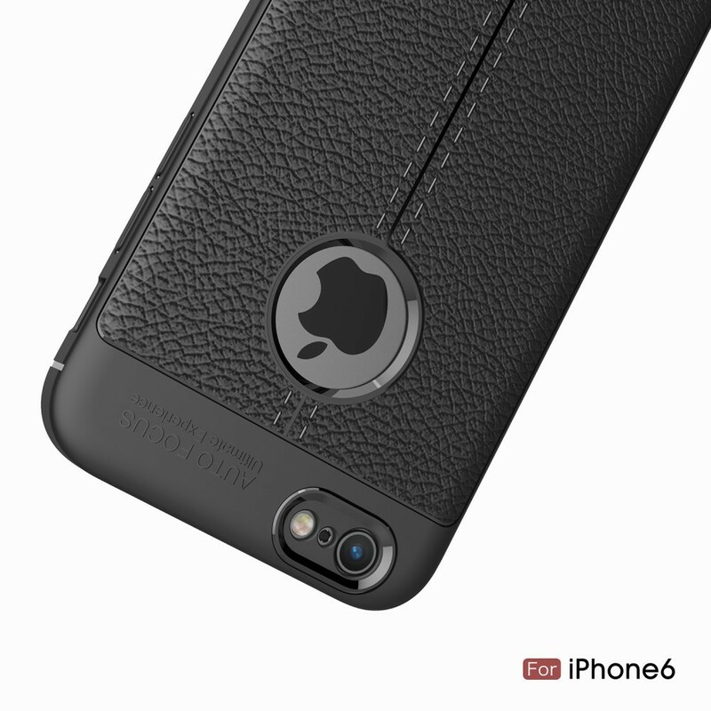 Coque iPhone 6/6S Effet Cuir Litchi Double Line Coque iPhone 6/6S Effet Cuir Litchi Double Line