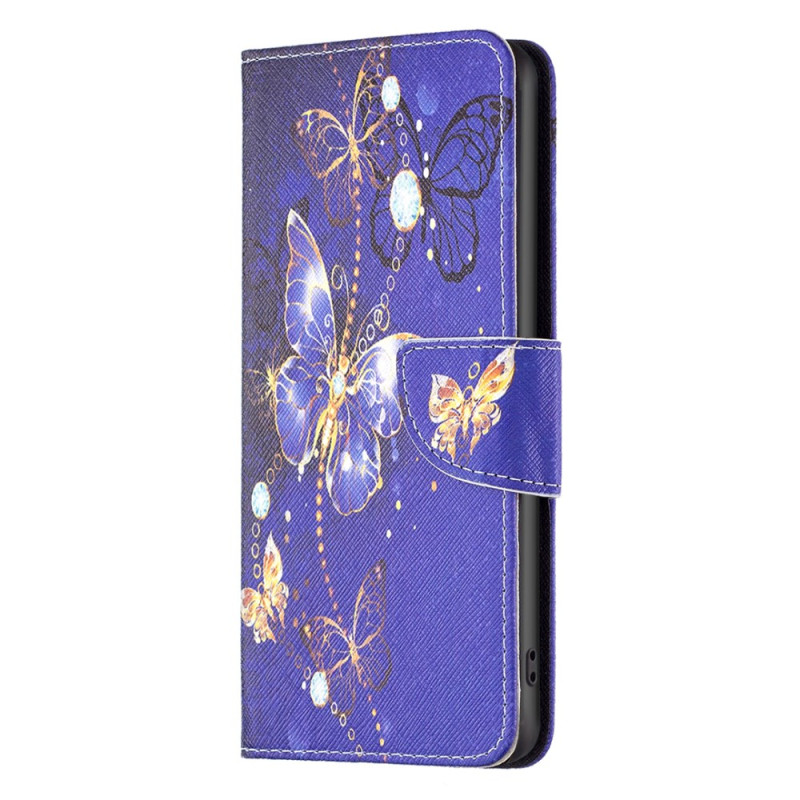 Housse Xiaomi Redmi Note 13 Pro Plus 5G Papillons Violets