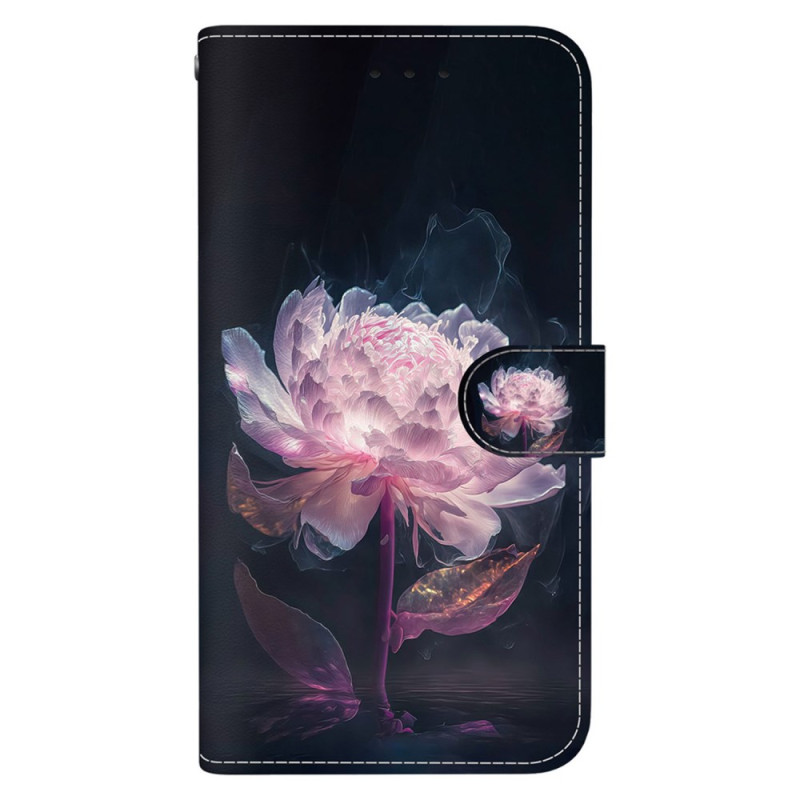 Housse Xiaomi Redmi Note 13 Pro Plus 5G Pivoine Pourpre à Lanière