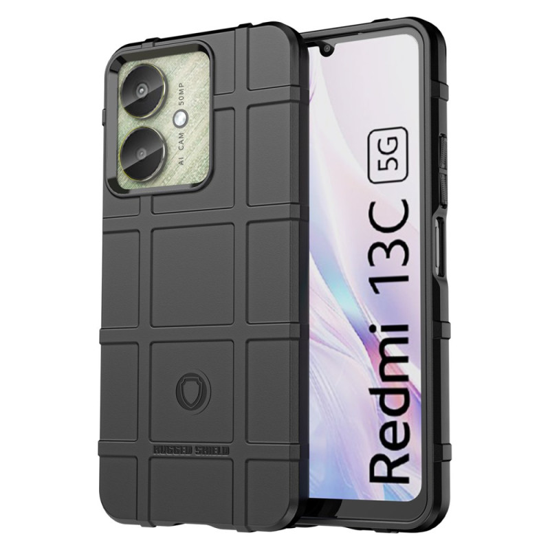 Coque TPU Pour Redmi 13C (4G) Et POCO C65 – Protection Anti-choc, Design CD Texture Cuir – Noir
