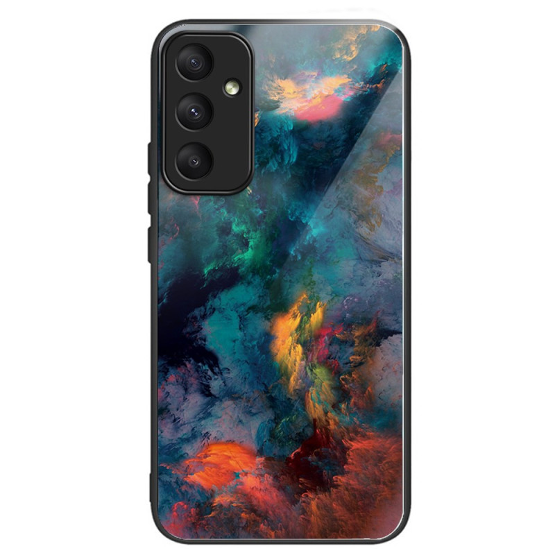 Coque Samsung Galaxy A55 5G Verre Trempé Nuages Colorés