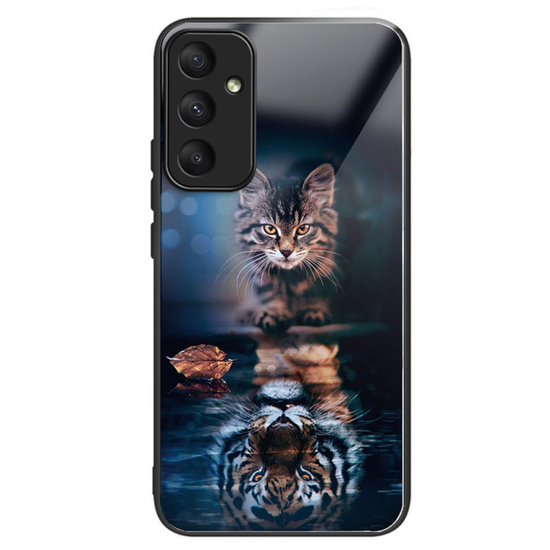Coque Samsung Galaxy A55 5G Verre Trempé chat et tigre