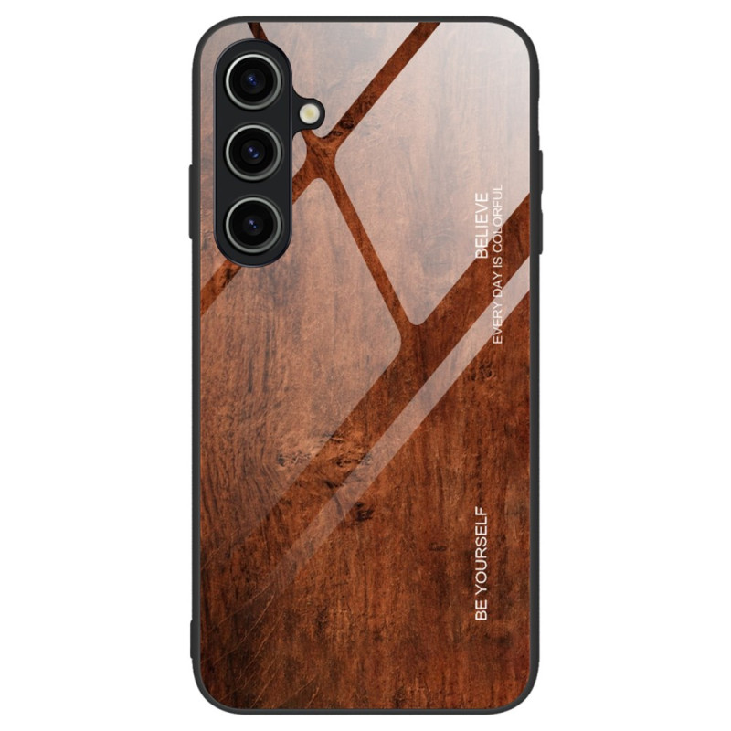 Coque Samsung Galaxy A55 5G Verre Trempé Effet Bois